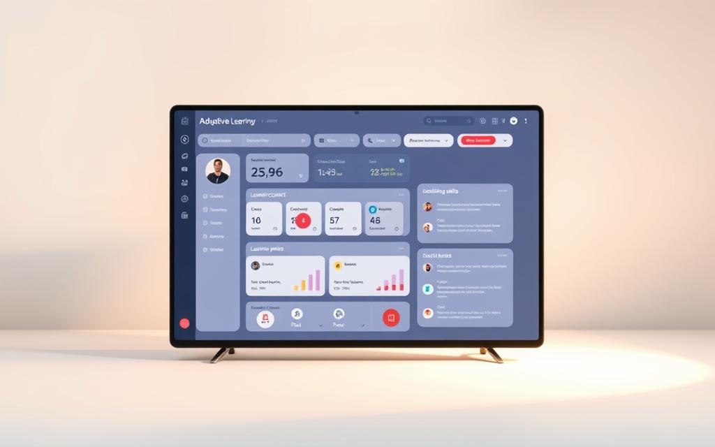 adaptive learning platform interface